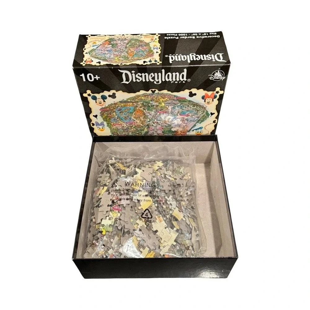 Disneyland Park 1000 Piece Decorative Border Puzzle Map 18